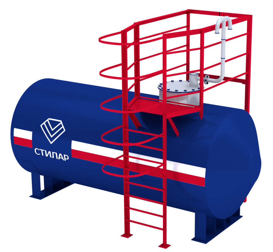 Горизонтальный резервуар РГСН для АЗС 75 м³ от завода-производителя